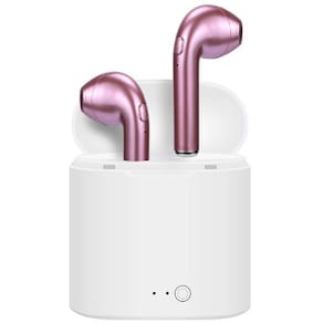 Hörlur+Mic LEDWOOD True Wireless Rosa