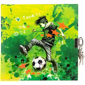 Tagebuch Goldbuch Stürmer, 96 Seiten, mit Schloss, bunt