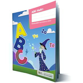 Heft HEFTE HELFEN ABC 1, Druckschrift, Buchstaben/Silben, Quart, 