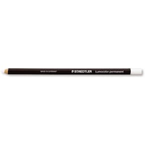 Märkpenna STAEDTLER Lumocolor permanent vit vattenfast