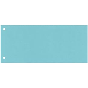 Trennstreifen Q-CONNECT, 10,5 x 24 cm, 100 St., blau