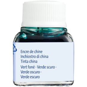 Tusche Pelikan, 10 ml, dunkelgrün