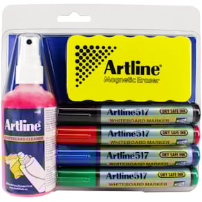 Artline Whiteboard rense/skrive sæt