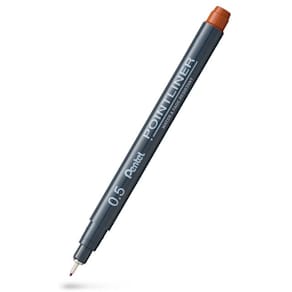 Fineliner PENTEL Pointliner 0,5mm sepia