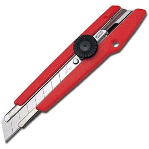 Hobbykniv NT Cutter L-500 18 mm, rød, 10 stk