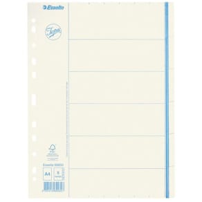 Pärmregister JOPA Papper A4 Otryckt, 5 flikar, 20st