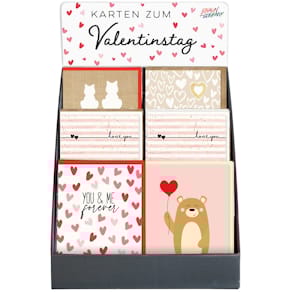 Valentinstagkarte BRAUN + COMPANY, sortiert