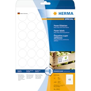 Herma etiket extremely strong ø30 (1200)