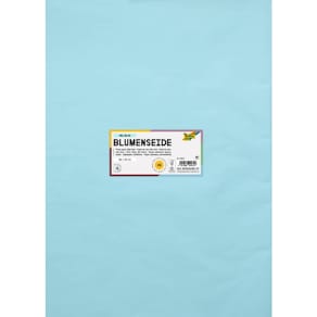 Blumenseide Folia, 50 x 70 cm, hellblau