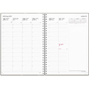 Burde Kalender Business Story 2027 brun