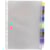 Showtas Viquel, geperforeerd, 12 tabs, A4, 90 micron