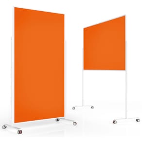 Moderationstafel Magnetoplan Design VarioPin, Filz orange, 100 x