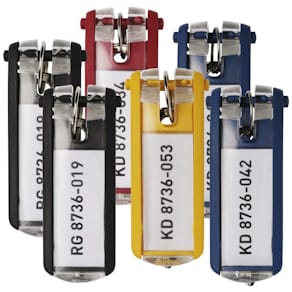 Nyckelbricka Key Clip 24-pack Mixade färger