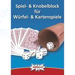 Spiel- & Knobelblock AMIGO, 50 Blatt