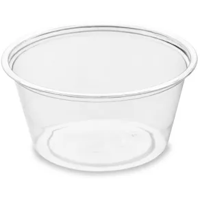 Dressingbägare rPET 60ml trans 100/fp