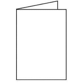 Faltkarte Rössler Paperado, A5 HD, weiß