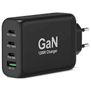 PORT Connect - Strömadapter - GaN - 130 Watt - 5 A - PD, QC 3.0