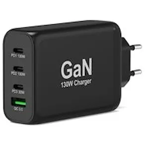 PORT Connect - Strömadapter - GaN - 130 watt - 5 A - PD, QC 3.0
