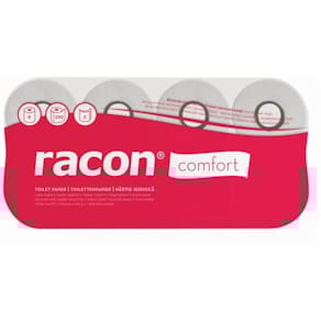 Toilettenpapier RACON comfort, 250 Blatt, 8 x 8 Rollen, weiß