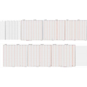 Urlaubsplaner GÜSS, 230 x 30 cm