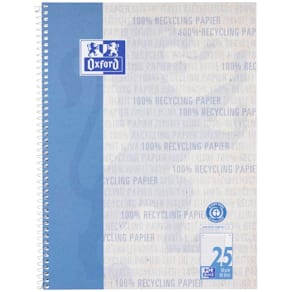 Collegeblock Oxford Optik Paper, A4+, 80 Blatt, liniert, weißer R