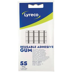 Häftmassa LYRECO 55 rutor 50G
