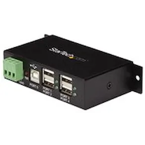 StarTech.com Rackmount USB 2.0 Hub - 4 Port Rugged Industrial