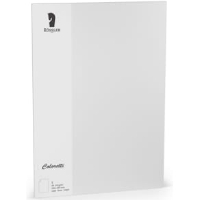 Briefbogen Coloretti, A4, 5 St., hellgrau