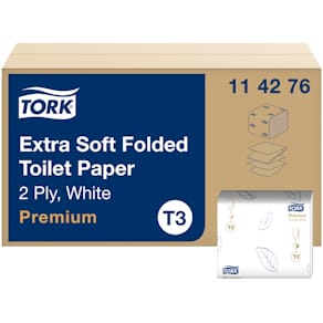 Toalettpapper TORK Vikt Premium T3, 2-lag, 7560/FP