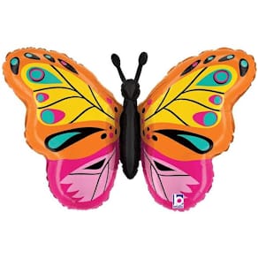 Folienballon GRABO Bunter Schmetterling, 75 cm