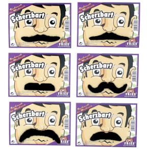 Schnurrbart FRIES, schwarz, sortiert