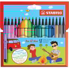 Filzstifte STABILO Pen 68 Mini, 18 Stück