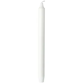 Kronljus Vit, stearin, 20cm, 30/fp