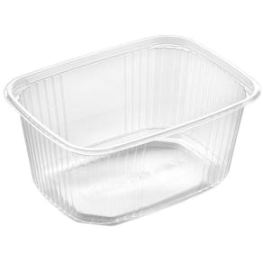 Plastbakke Færch Mini 65, 1-rums, 250 ml, PP klar, 1000 stk