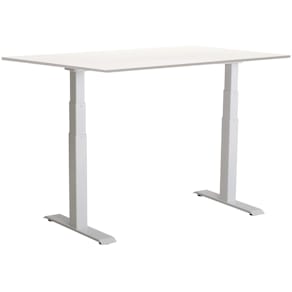 Skrivbord el Easydesk Adapt VI 140x80 cm vit
