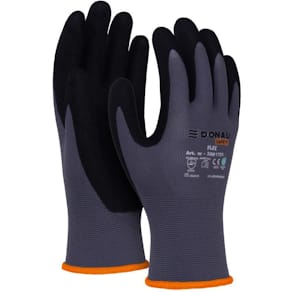 Veiligheidshandschoenen DONAU SAFETY Flex, grijs, S, maat 7