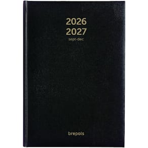 Schoolagenda Brepols Bretime Lima, zwart, 2025-2026