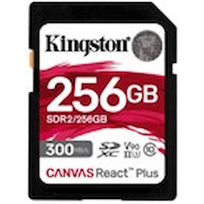 Kingston Canvas React Plus - Flash-minneskort - 256 GB - Video