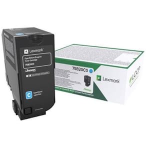Toner LEXMARK 75B20C0 Cyan
