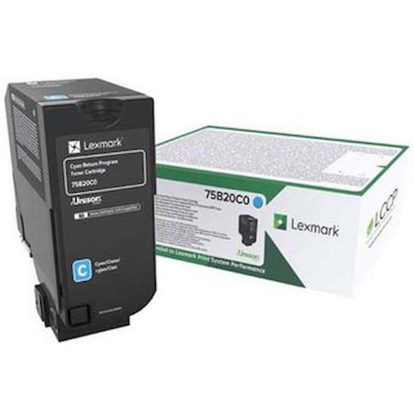 Toner LEXMARK 75B20C0 Cyan