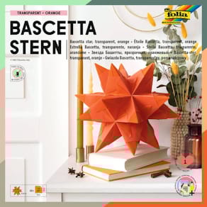 Bastelset Folia Bascetta Stern, rot