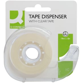 Handabroller Q-CONNECT, + 1 Rolle, transparent