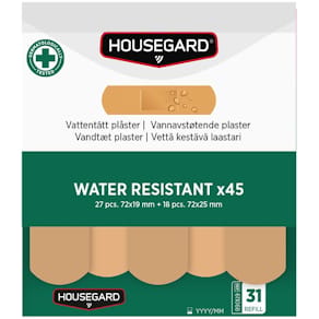 Plåster HOUSEGARD vattentåliga 2x45st