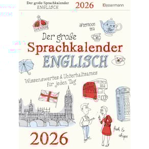 Sprachkalender Bassermann Englisch, 200 Blätter, 16,5 x 22 cm