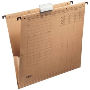 Hängetasche Esselte, A4, naturbraun