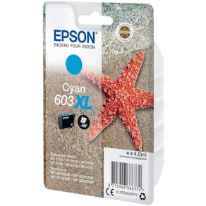 Inktcartridge Epson 603 XL, 4 ml, OEM C13T03A24010, cyaan