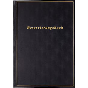 Reservierungsbuch RIDO Premium 2027, Balacron, schwarz