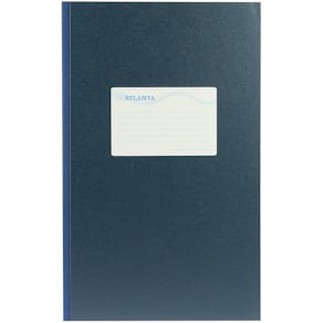 Notitieboek Atlanta by Jalema breedfolio, 192 bladzijden, blauw
