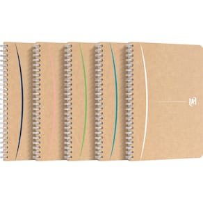 Spiraalschrift Oxford Touareg, 180 bladzijden, A5, gelijnd