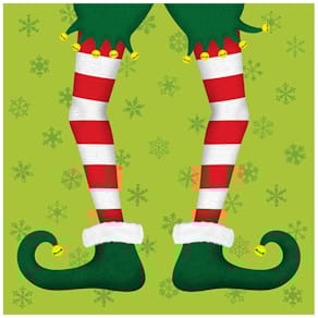 Zelltuchserviette ATELIER, weihnachtlich, 33 x 33 cm, Kind